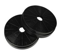vhbw 2x Activated Carbon Filter compatible with Klarstein 10032761, 10032766, 10032863, 10032877, 10032878, 10032879, 10033061 Extractor Hood - 17.5 cm