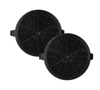 vhbw 2x Activated Carbon Filter compatible with Klarstein Sofia 60 (10034259), 90 (10034261) Extractor Hood - 11.2 cm