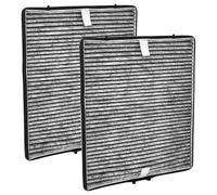 vhbw 2x Activated Carbon Filter compatible with Miele DA 769x W, 60x6 W, 699x W, 6796 W Extractor Hood