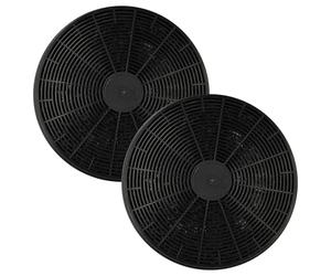 vhbw 2x Activated Carbon Filter compatible with Respekta Medea, CH 99040-90 S, Elva, CH 99040-90 W, Enna Extractor Hood - 17.5 cm