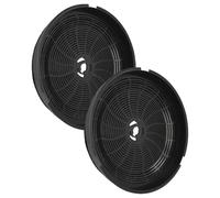vhbw 2x Activated Carbon Filter compatible with Smeg KSED75XE, KSED65XE, KSED65PE, KSED65NEE, KSCB90XE, KSCB90WHE, KSCB120XE, KPF9YW Extractor Hood