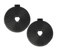 vhbw 2x Activated Carbon Filter compatible with Teka CC 485 ISLA, CL 90, CC 40, CNL 6610, D4C, CL 90 Studio Line, CNL 9610 Extractor Hood - 20 cm
