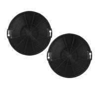 vhbw 2x Activated Carbon Filter Replacement for Beko 9197059543 for Extractor Hood - 15 cm