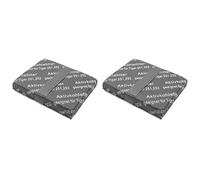vhbw 2x Actived Carbon Filter compatible with Vorwerk Tiger 250, 251, 252, 260 Vacuum Cleaner - Filter Set, Black