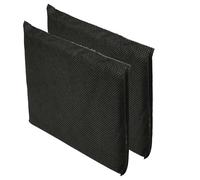vhbw 2x Air Filter compatible with AEG S72345-KA, S72348-KA, S63800KMX0, S67150TK, S72290-KA, S72340-KA Fridge - Activated Carbon