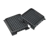 vhbw 2X Air Filter Compatible with Liebherr CNsfd 5223-20A, CNsfd 5204-20A, CNsfd 5204-22A, CNsfd 5203-22A Fridge - Activated Carbon