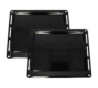 vhbw 2X Baking Tray Replacement for Miele HBB 71 for Oven - 44.5 x 37.7 x 2.5 cm