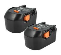 vhbw 2x Battery compatible with AEG ZB2E 14 STX, SB2E 14.4 T Super Torque Power Tools (3000 mAh, Li-Ion, 14.4 V)