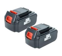 vhbw 2x Battery compatible with Black & Decker LDX120PK, LD3K220, LCS120, LD120VA, LCS120B, LDX120C Power Tools (4000 mAh, Li-Ion, 20 V)