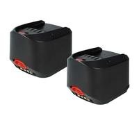 vhbw 2x Battery compatible with Bosch AHS 48/52 LI, AdvancedOrbit 18, AHS 50-20 LI Power Tools, Garden tool (5000 mAh, Li-Ion, 18 V)