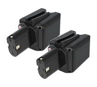 vhbw 2x Battery compatible with Bosch GSR Series 1st generation Power Tools (1500 mAh, NiMH, 9.6 V)