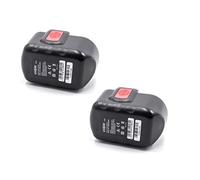 vhbw 2x Battery compatible with Bosch PSB 24VE-2, SAW 24V, GSR 24VE-2, GST 24V Power Tools (2000 mAh, NiMH, 24 V)