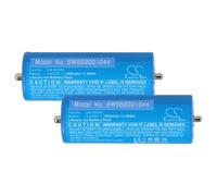 vhbw 2x Battery compatible with Braun Silk-épil Xpressive, 7 Dual Epilator (1900 mAh, 3.6 V, Li-Ion)