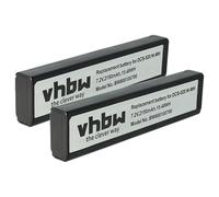 vhbw 2x Battery compatible with Canon EOS D6000, D2000 Camera DSLR (2150 mAh, 7.2 V, NiMH)