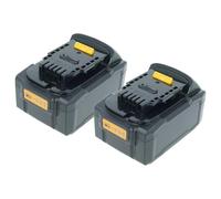 vhbw 2x Battery compatible with Dewalt DCD776, DCD778D2T, DCD776C2, DCD771C2-QW, DCD778 Power Tools (4000 mAh, Li-Ion, 18 V), 1x USB C port