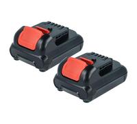 vhbw 2x Battery compatible with Dewalt DCK212S2, DCHJ071B, DCK211D2T-QW, DCHJ071, DCK211S2, DCK210S2 Power Tools (1500 mAh, Li-Ion, 12 V)