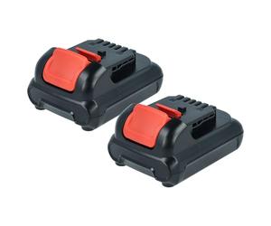 vhbw 2x Battery compatible with Dewalt DCK212S2, DCHJ071B, DCK211D2T-QW, DCHJ071, DCK211S2, DCK210S2 Power Tools (1500 mAh, Li-Ion, 12 V)