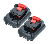 vhbw 2x Battery compatible with Dewalt DCR027, DCR019, DCR019-QW, DCR027-BD, DCR018, DCR016, DCR016-QW Power Tools (2000 mAh, Li-Ion, 12 V)