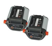 vhbw 2x Battery compatible with Gardena TCS Li-18/20 (8866-20), PowerMax Li-18/32 5039-20 Lawnmower Grass Shears, Shrub Shears (1500mAh, 18 V, Li-Ion)