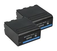 vhbw 2x Battery compatible with Grundig SCENOS LCD6000HE, XEPHIA LC5000HE, XEPHIA LC3000HE Videocamera (10400 mAh, 7.4 V, Li-Ion)