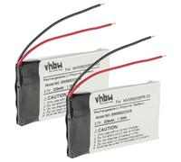vhbw 2x Battery compatible with Jabra Speak 510 Hands-Free Device Conference Phone (320 mAh, 3.7 V, Li-polymer)