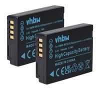 vhbw 2x Battery compatible with Leica V-Lux 40, 30, 20 Camera DSLR (750 mAh, 3.6 V, Li-Ion)