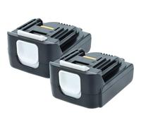 vhbw 2x Battery compatible with Makita CF201DZ, CF201DZW, DF440DRFX, DF440DRFXW, DA340DRF, DF440 Power Tools (2000 mAh, Li-Ion, 14.4 V)