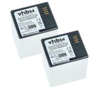 vhbw 2x Battery compatible with Netgear Arlo Go, VMA4410, VML4030 | Spy Cameras, Security Camera (3000 mAh, 7.2 V, Li-Ion)