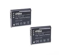 vhbw 2x Battery compatible with Olympus Stylus SH-3, SH-60, SP-100 iHS, SH-50 iHS, XZ-2 iHS, XZ-2, SH-50, SH-1 Camera DSLR (900 mAh, 3.6 V, Li-Ion)