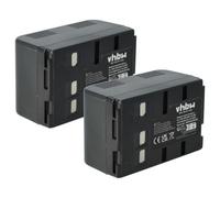 vhbw 2x Battery compatible with Panasonic NV-SX30EG, NV-V10E, NV-SX50EG