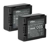 vhbw 2x Battery compatible with Panasonic PV-GS120, NV-GS75, PV-GS50, PV-GS50S, NV-GS80, PV-GS200 Videocamera (600 mAh, 7.2 V, Li-Ion)