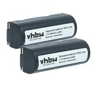 vhbw 2x Battery compatible with Ricoh i5000, RDC-7S, RDC-7, RDC-6000 Camera DSLR (1200 mAh, 3.7 V, Li-Ion)