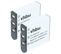 vhbw 2x Battery compatible with Samsung Digimax L85, L55W Camera DSLR (950 mAh, 3.7 V, Li-Ion)