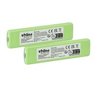 vhbw 2x Battery compatible with Sharp MD-DT190, MD-DR7, MD-DS8, IM-MT899H, IM-MT880S MP3-Player Music Player (1200 mAh, 1.2 V, NiMH)