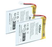 vhbw 2x Battery compatible with Sony Playstation3 PS3 DualShock 3 WiFi Controller Gamepad Controller (950 mAh, 3.7 V, Li-Ion)