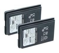 vhbw 2x Battery compatible with Standard Horizon HX600S, HX500S, HX270S