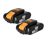 vhbw 2x Battery compatible with Worx WX800.9, WX822, WX800.9 MAX, WX820, WX801.9, WX800, WX800E Power Tools (1500 mAh, Li-Ion, 20 V)