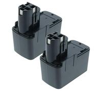 vhbw 2x Battery compatible with Würth ABS12M2, ABS12 M-2, ABS12 M2, ABS12-M2, ABS12M-2, ABS 12M2, ABS12 -M2 Power Tools (3000 mAh, NiMH, 12 V)