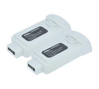 vhbw 2x Battery compatible with Yuneec Breeze 4K, Breeze Drone Multicopter Quadrocopter (1300 mAh, 11.1 V, Li-polymer)
