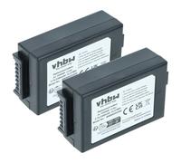 vhbw 2x Battery compatible with Zebra WorkAbout Pro 2, 3, G4, 4 Handheld Mobile Computer (3300 mAh, 3.7 V, Li-Ion)
