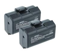 vhbw 2x Battery compatible with Zebra ZQ610, ZQ521, ZQ520, ZQ521 RFID Printer Copier Scanner Label Maker (6800 mAh, 7.4 V, Li-Ion)