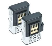 vhbw 2x Battery compatible with Zebra ZQ610, ZQ521, ZQ520, ZQ521 RFID Printer Copier Scanner Label Maker (2200 mAh, 7.4 V, Li-Ion)