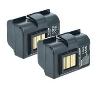 vhbw 2x Battery compatible with Zebra ZQ610, ZQ521, ZQ520, ZQ521 RFID Printer Copier Scanner Label Maker (5200 mAh, 7.4 V, Li-Ion)