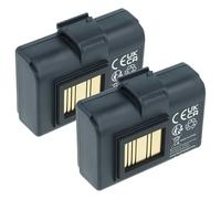 vhbw 2x Battery compatible with Zebra ZQ610HC, ZQ620, ZQ620HC, ZQ630 Printer Copier Scanner Label Maker (2600 mAh, 7.4 V, Li-Ion)