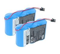 vhbw 2x Battery Replacement for ABB 3HAC13150-1, 3HAC16831-1, 3HAC 16831-1, 41A030BJ0001 for Industrial Robot (17000 mAh, 10.8 V, Li-SOCl2)