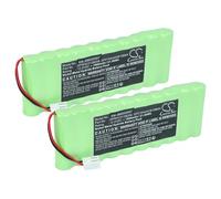 vhbw 2x Battery Replacement for Ansmann 2412-3011 for Roller Shutter Drive Swing Gate Operator Garage (1800 mAh, 12 V, NiMH)