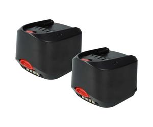 vhbw 2x Battery Replacement for Bosch 2 607 336 208, 2 607 336 040 for Power Tools, Garden tool (3000 mAh, Li-Ion, 18 V)