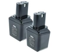 vhbw 2x Battery Replacement for Bosch 26073000002, 2 607 3000 002, 2 607 300 002, 2607300002 for Power Tools (3000 mAh, NiMH, 9.6 V)