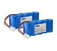 vhbw 2x Battery Replacement for Bosch 9000163, 9 500 005, FD252/10 for Sliding Gate Operator Door (2000 mAh, 6 V, NiMH)
