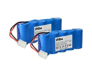 vhbw 2x Battery Replacement for Bosch 9000163, 9 500 005, FD252/10 for Sliding Gate Operator Door (2000 mAh, 6 V, NiMH)